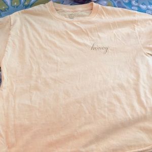 Brandy Melville honey short sleeve
